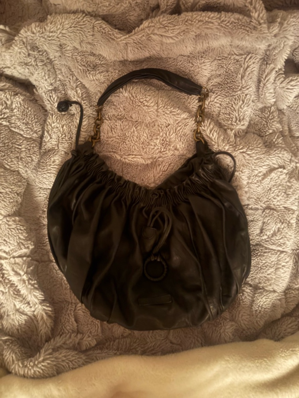 Black Women's Leather Hobo Bag - Stylish Everyday Shoulder Bag